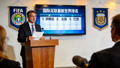 国际足联公布最新世界排名新闻发布会